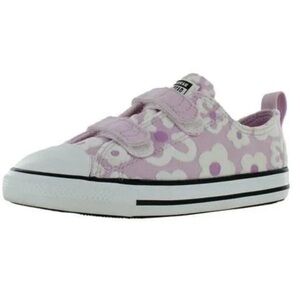 Converse Kids Purple Floral Sneakers
